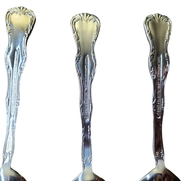 6 PC Reed & Barton Select 18/10 Stainless Victoria Pattern (??) Spoons Teaspoons - Picture 10 of 14